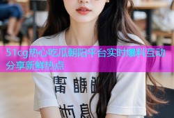51cg热心吃瓜朝阳平台实时爆料互动分享新鲜热点