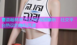 曹县翰林府7分29秒视频解析：社交平台热议的隐私风波