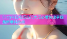 51cg今日吃瓜热门大瓜必看快速掌握最新爆料热点