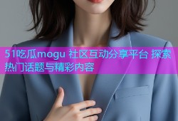 51吃瓜mogu 社区互动分享平台 探索热门话题与精彩内容