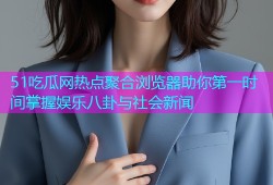 51吃瓜网热点聚合浏览器助你第一时间掌握娱乐八卦与社会新闻