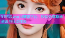 51吃瓜world蘑菇平台，轻松分享趣味资讯与互动体验