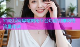51吃瓜网黑帽揭秘平台功能引爆网络流量秘诀
