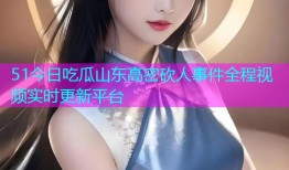 51今日吃瓜山东高密砍人事件全程视频实时更新平台