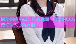 揭秘网络热点，分享趣闻，吃瓜网CCG带你深入了解真相