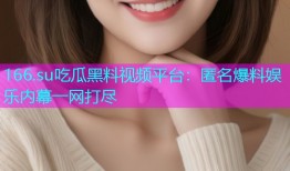 166.su吃瓜黑料视频平台：匿名爆料娱乐内幕一网打尽