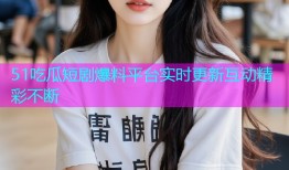 51吃瓜短剧爆料平台实时更新互动精彩不断