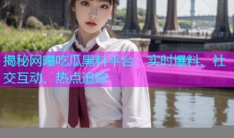 揭秘网曝吃瓜黑料平台：实时爆料、社交互动、热点追踪