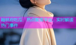 翰林府吃瓜：热点聚焦平台，实时解读热门事件