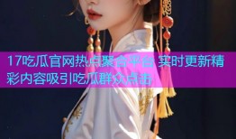 17吃瓜官网热点聚合平台 实时更新精彩内容吸引吃瓜群众点击