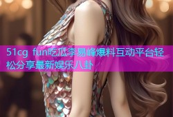 51cg fun吃瓜李易峰爆料互动平台轻松分享最新娱乐八卦
