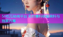 51吃瓜秘闻平台 实时爆料明星黑料与独家内幕
