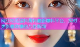 网红吃瓜猛料黄料最新爆料平台，实时更新最劲爆的八卦新闻