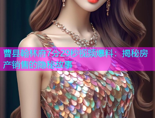 曹县翰林府7分29秒视频爆料：揭秘房产销售的隐秘故事